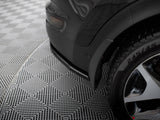 Rear Side Splitters compatible with Kia Sportage Mk4 GT-Line - Carbon Look