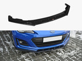 Front Splitter V.1 compatible with Subaru BRZ Mk1 Facelift - Carbon Look