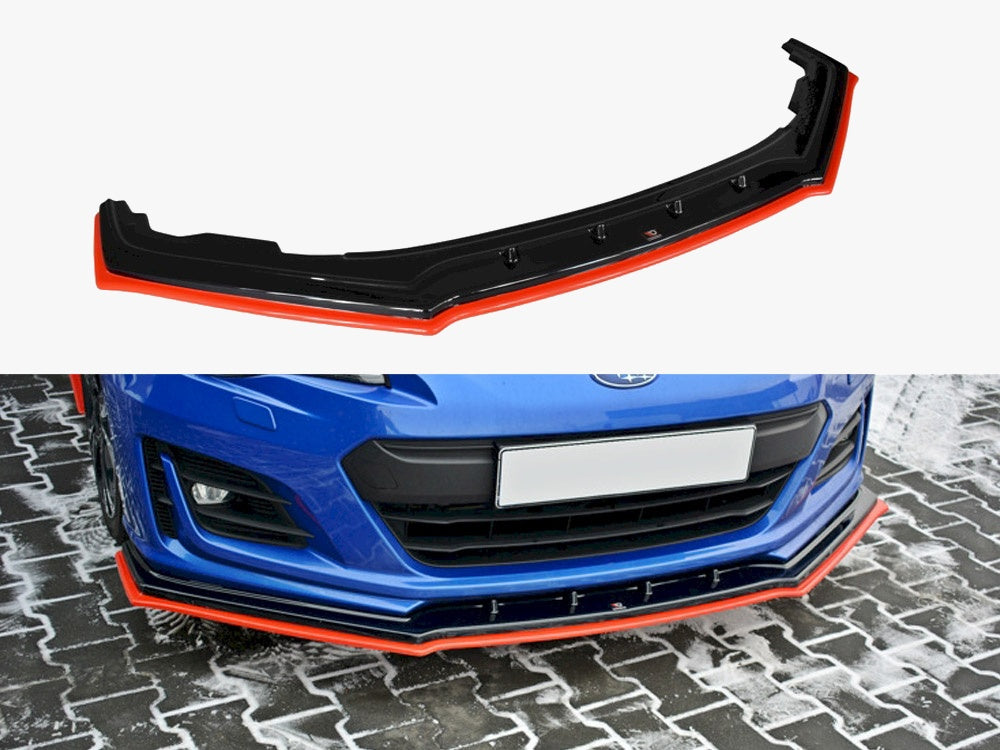 Front Splitter V.4 compatible with Subaru BRZ Mk1 Facelift