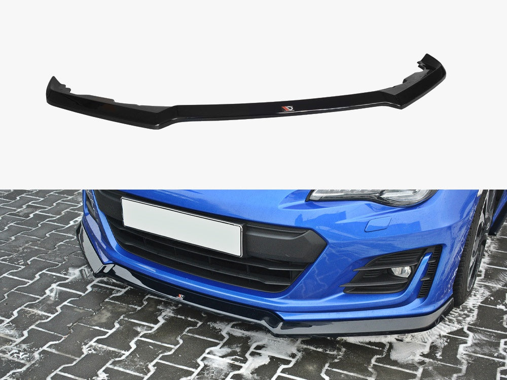 Front Splitter V.3 compatible with Subaru BRZ Mk1 Facelift - Carbon Look