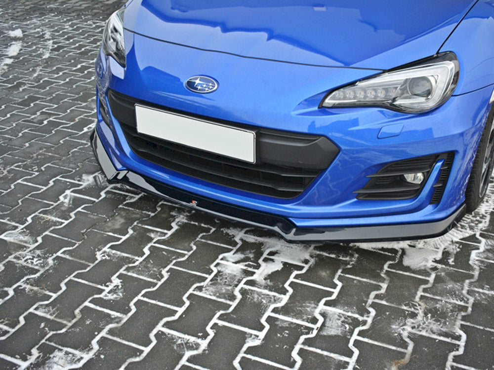 Front Splitter V.3 compatible with Subaru BRZ Mk1 Facelift - Carbon Look