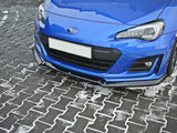 Front Splitter V.3 compatible with Subaru BRZ Mk1 Facelift - Carbon Look