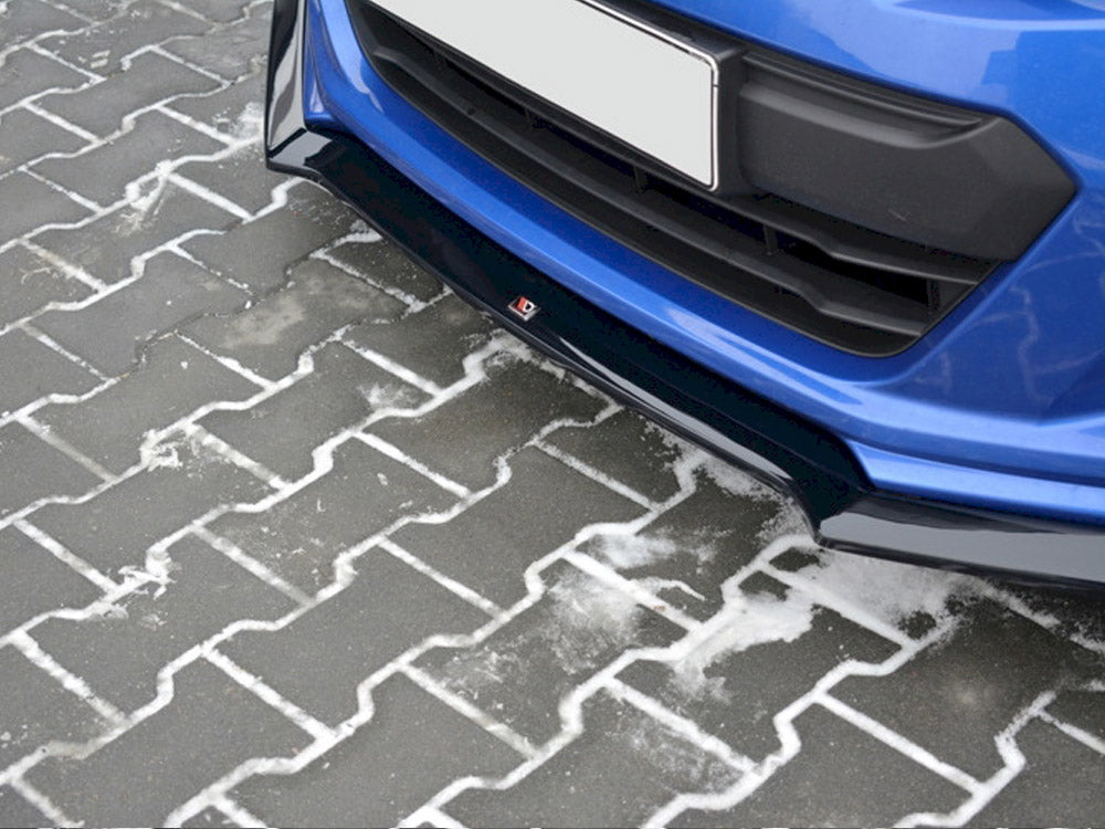 Front Splitter V.3 compatible with Subaru BRZ Mk1 Facelift - Carbon Look