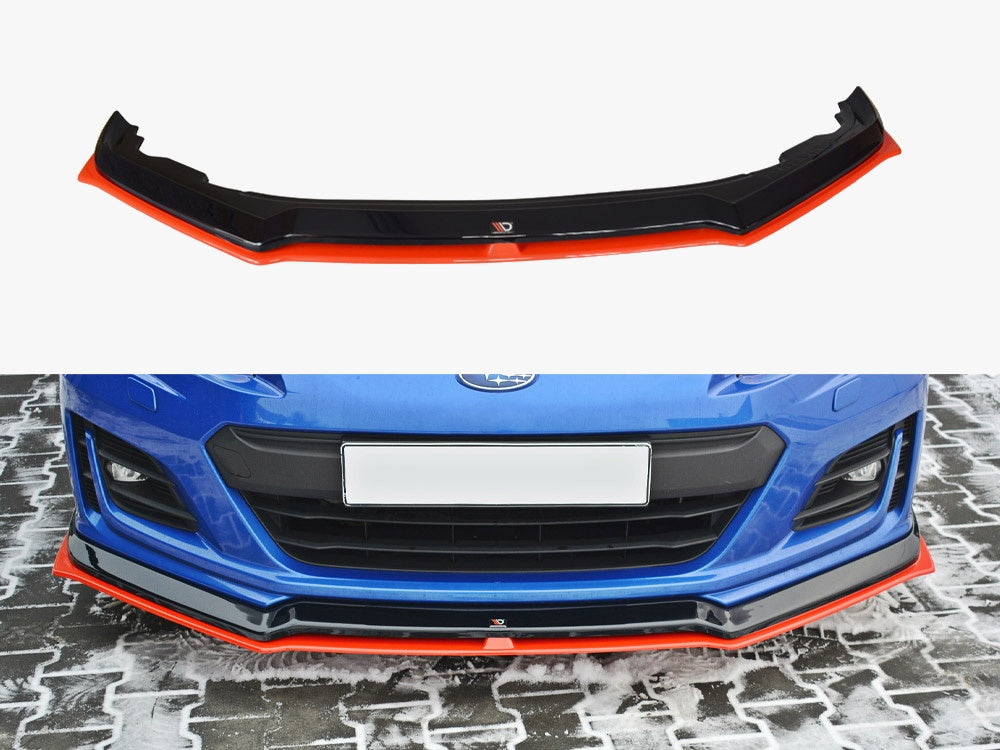 Front Splitter V.5 compatible with Subaru BRZ Mk1 Facelift
