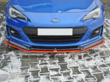 Front Splitter V.5 compatible with Subaru BRZ Mk1 Facelift