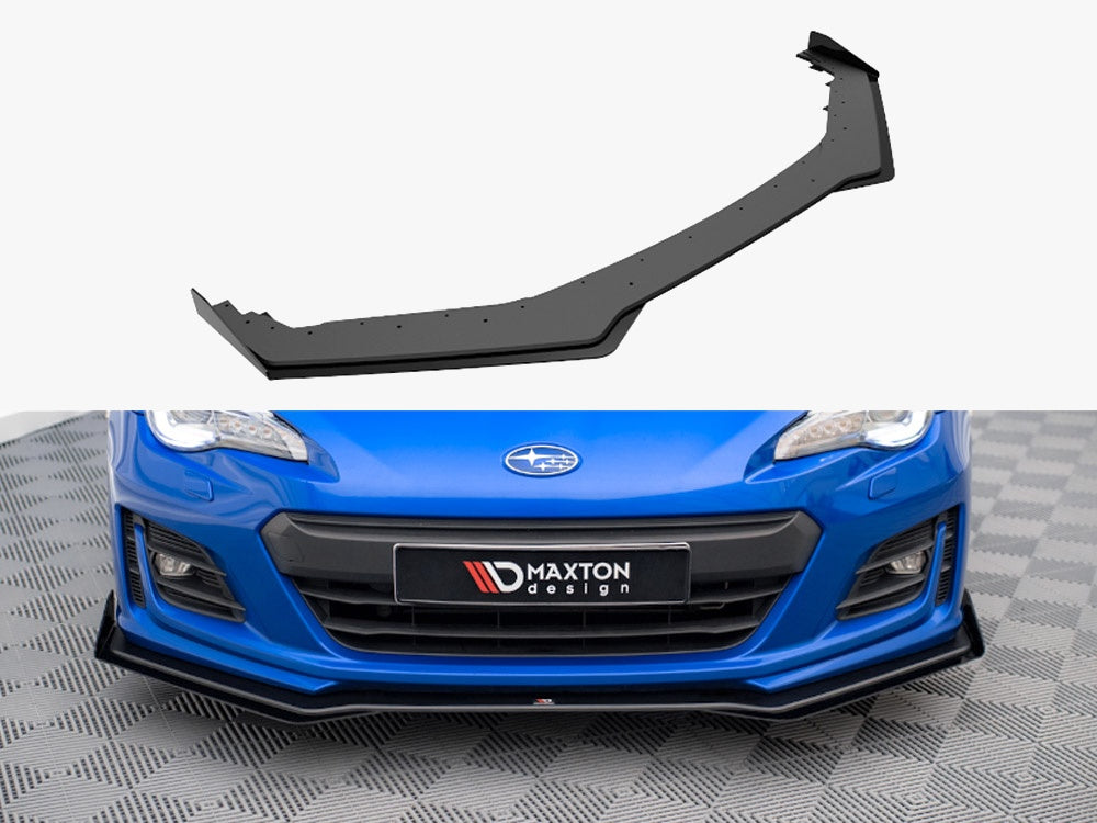 Street PRO Front Splitter V.1 + Flaps compatible with Subaru BRZ Mk1 Facelift