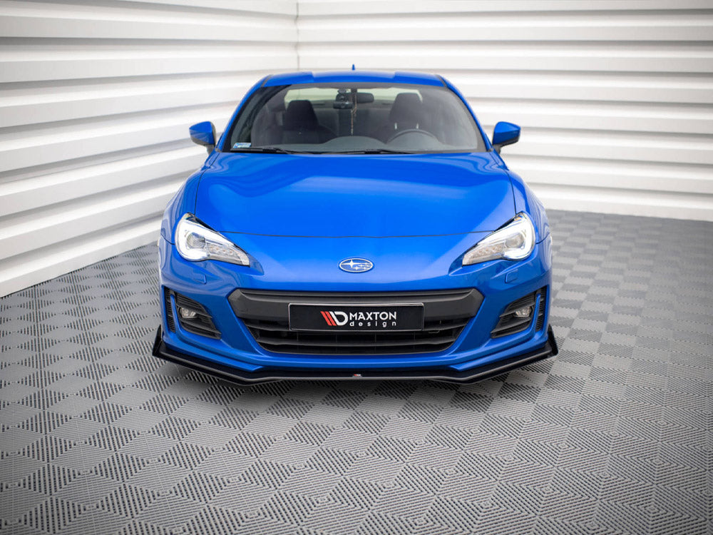 Street PRO Front Splitter V.1 + Flaps compatible with Subaru BRZ Mk1 Facelift