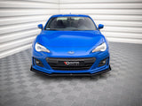 Street PRO Front Splitter V.1 + Flaps compatible with Subaru BRZ Mk1 Facelift