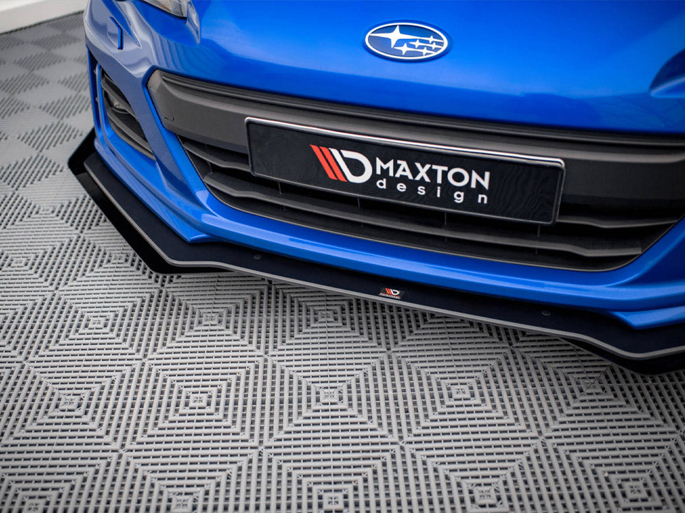 Street PRO Front Splitter V.1 + Flaps compatible with Subaru BRZ Mk1 Facelift