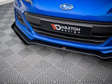 Street PRO Front Splitter V.1 + Flaps compatible with Subaru BRZ Mk1 Facelift