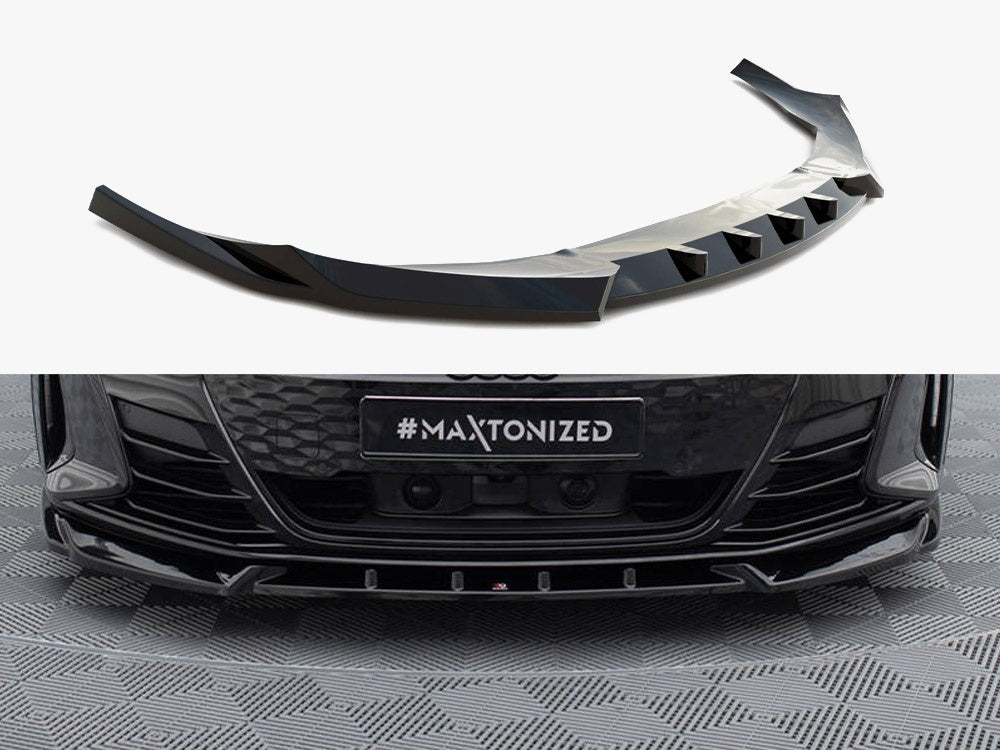 Front Splitter V.1 compatible with Audi e-tron GT / RS GT Mk1