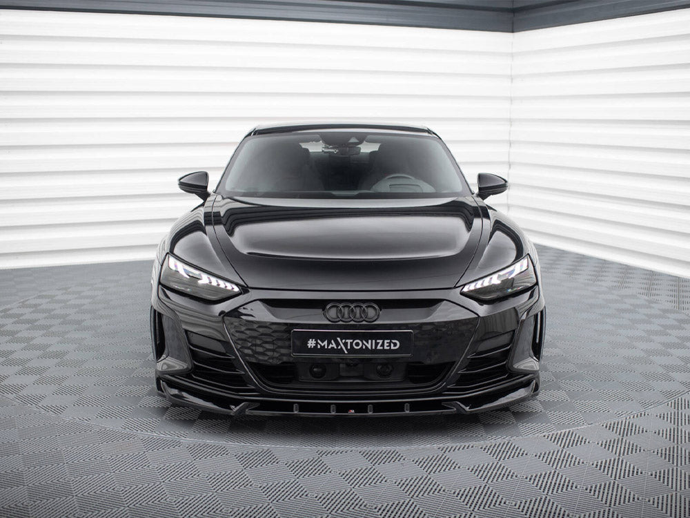Front Splitter V.1 compatible with Audi e-tron GT / RS GT Mk1