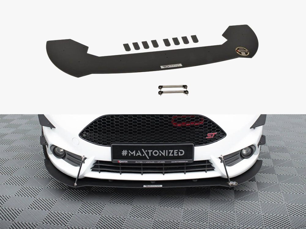 Front Racing Splitter V.1 compatible with Ford Fiesta ST Mk7 Facelift
