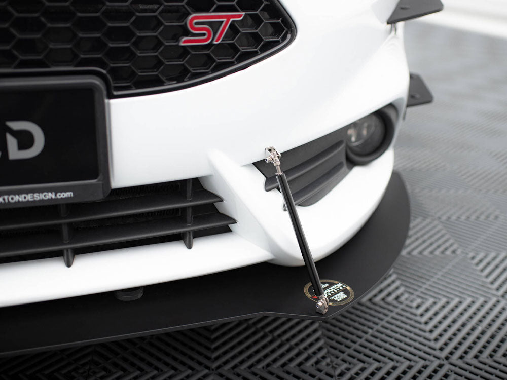 Front Racing Splitter V.1 compatible with Ford Fiesta ST Mk7 Facelift