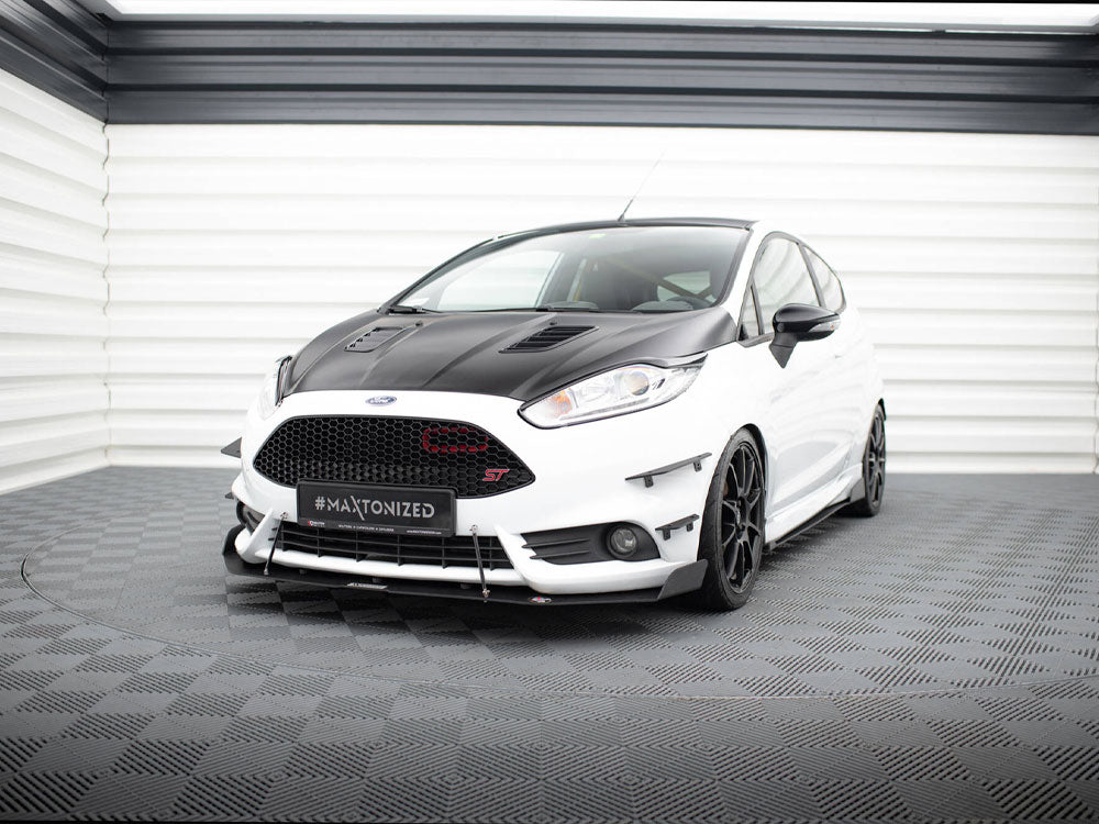 Front Racing Splitter V.2 compatible with Ford Fiesta ST Mk7 Facelift