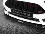 Front Racing Splitter V.2 compatible with Ford Fiesta ST Mk7 Facelift