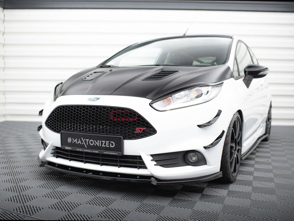 Front Splitter V.4 compatible with Ford Fiesta ST Mk7 Facelift