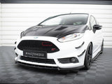 Front Splitter V.4 compatible with Ford Fiesta ST Mk7 Facelift