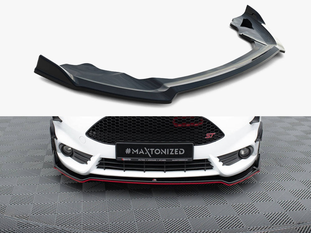 Front Splitter V.5 compatible with Ford Fiesta ST Mk7 Facelift