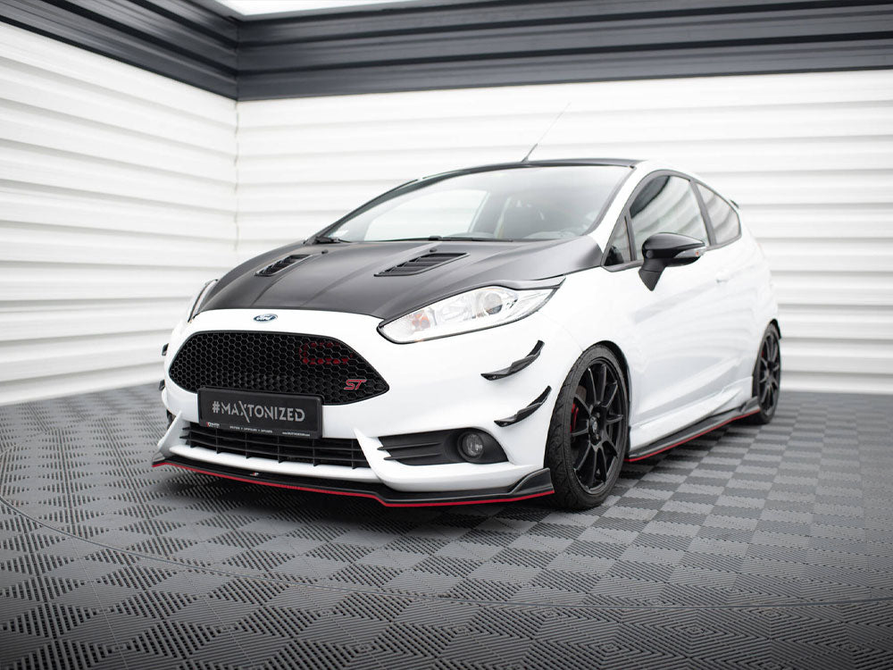 Front Splitter V.5 compatible with Ford Fiesta ST Mk7 Facelift