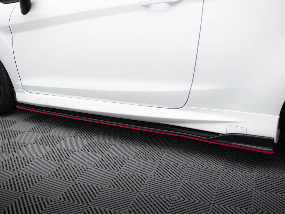 Side Skirts Diffusers V.3 compatible with Ford Fiesta ST / ST-Line Mk7 / Mk7 FL