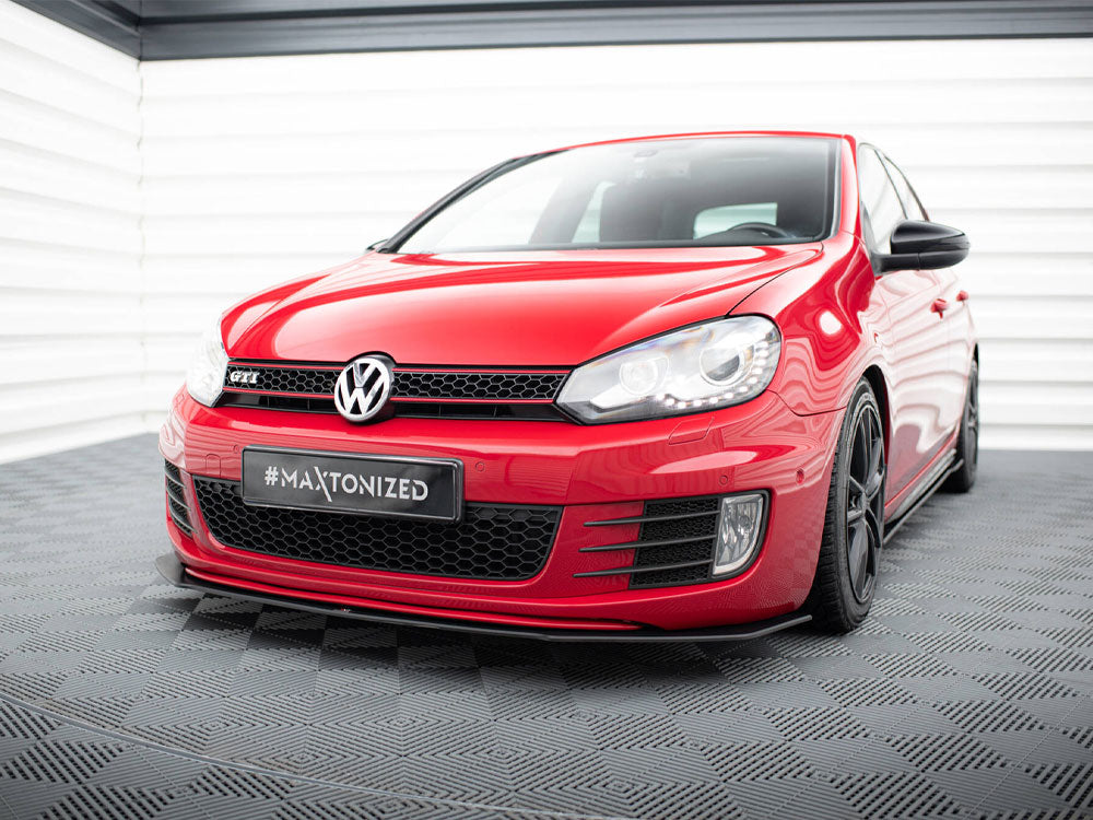 Street PRO Front Splitter V.3 compatible with VW Golf GTI Mk6