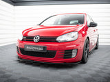 Street PRO Front Splitter V.3 compatible with VW Golf GTI Mk6