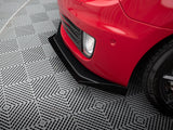 Street PRO Front Splitter V.3 + Flaps compatible with VW Golf GTI Mk6