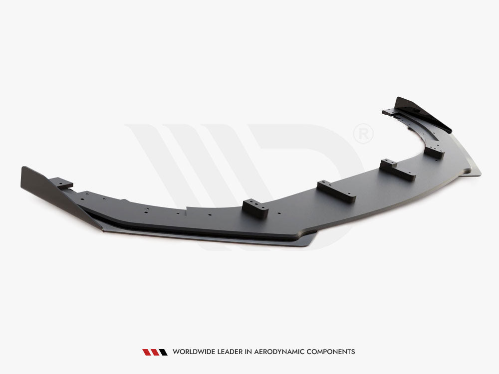 Street PRO Front Splitter V.3 + Flaps compatible with VW Golf GTI Mk6