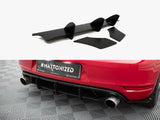 Rear Diffuser &amp; Rear Side Splitters compatible with Volkswagen Golf Mk6 GTI / ED35
