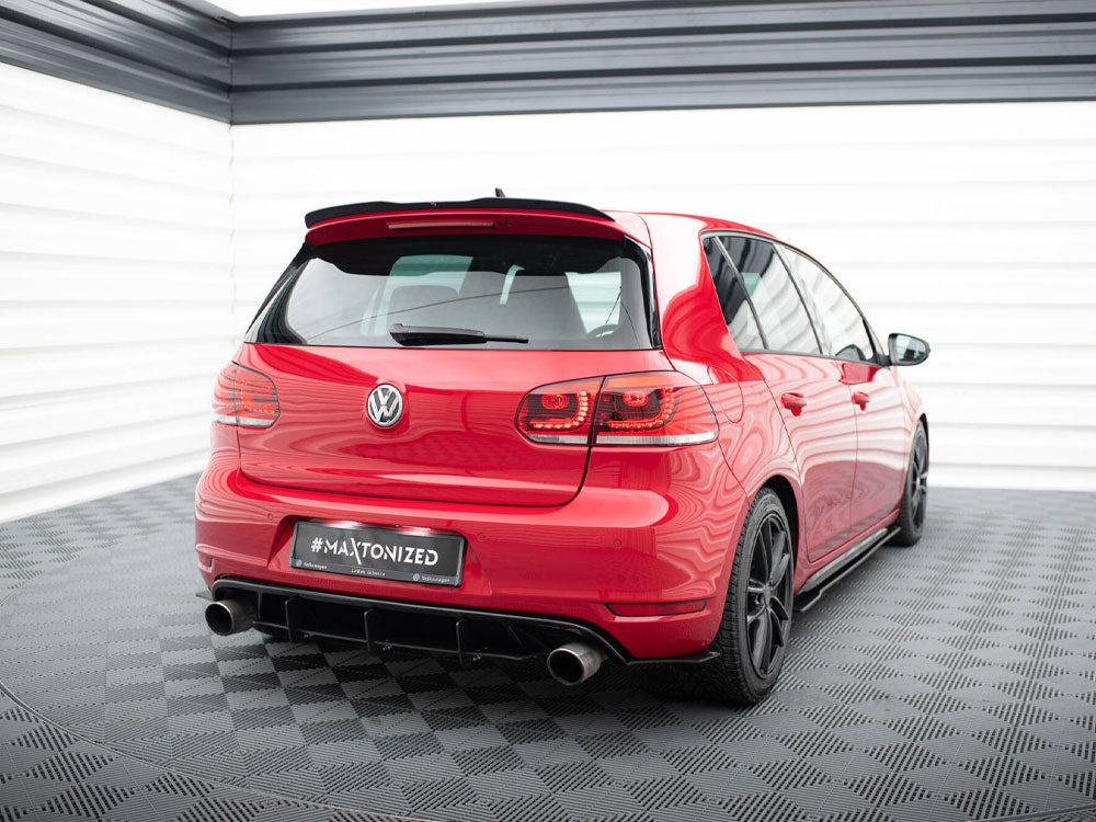 Rear Diffuser &amp; Rear Side Splitters compatible with Volkswagen Golf Mk6 GTI / ED35