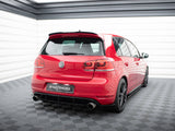 Rear Diffuser &amp; Rear Side Splitters compatible with Volkswagen Golf Mk6 GTI / ED35