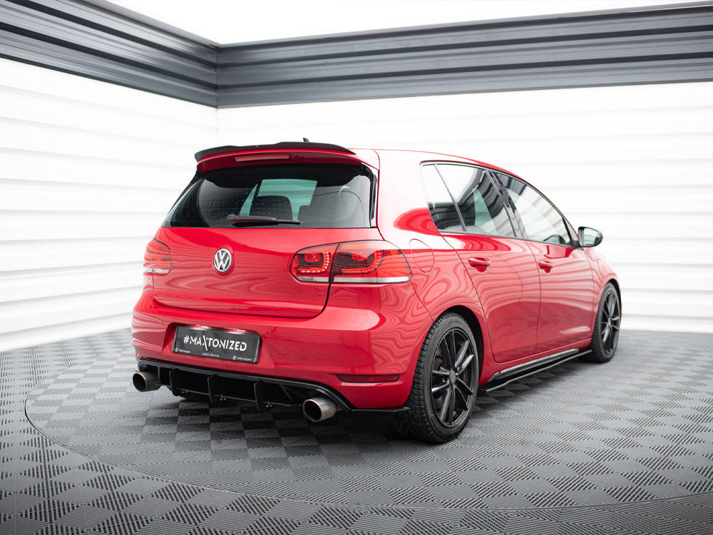 Rear Diffuser &amp; Rear Side Splitters compatible with Volkswagen Golf Mk6 GTI / ED35