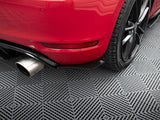 Rear Diffuser &amp; Rear Side Splitters compatible with Volkswagen Golf Mk6 GTI / ED35