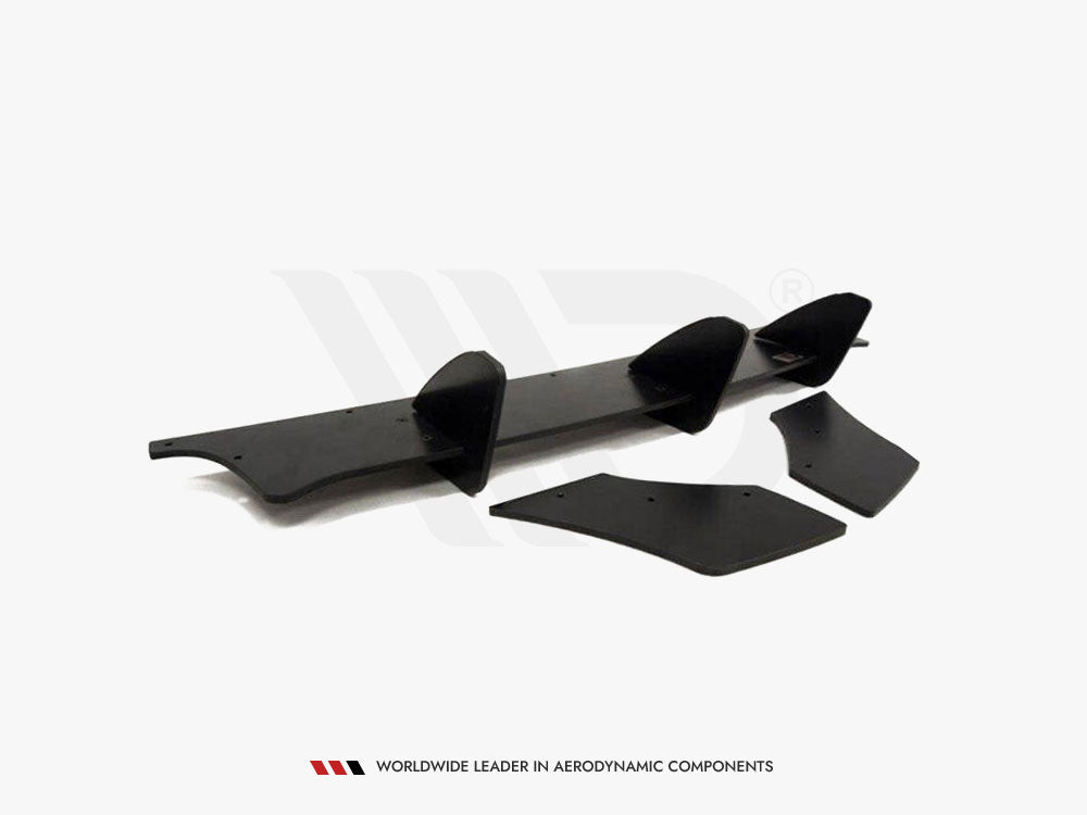 Rear Diffuser &amp; Rear Side Splitters compatible with Volkswagen Golf Mk6 GTI / ED35
