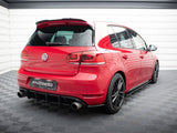 Street PRO Rear Side Splitters compatible with VW Golf GTI Mk6