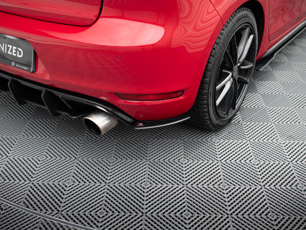 Street PRO Rear Side Splitters compatible with VW Golf GTI Mk6