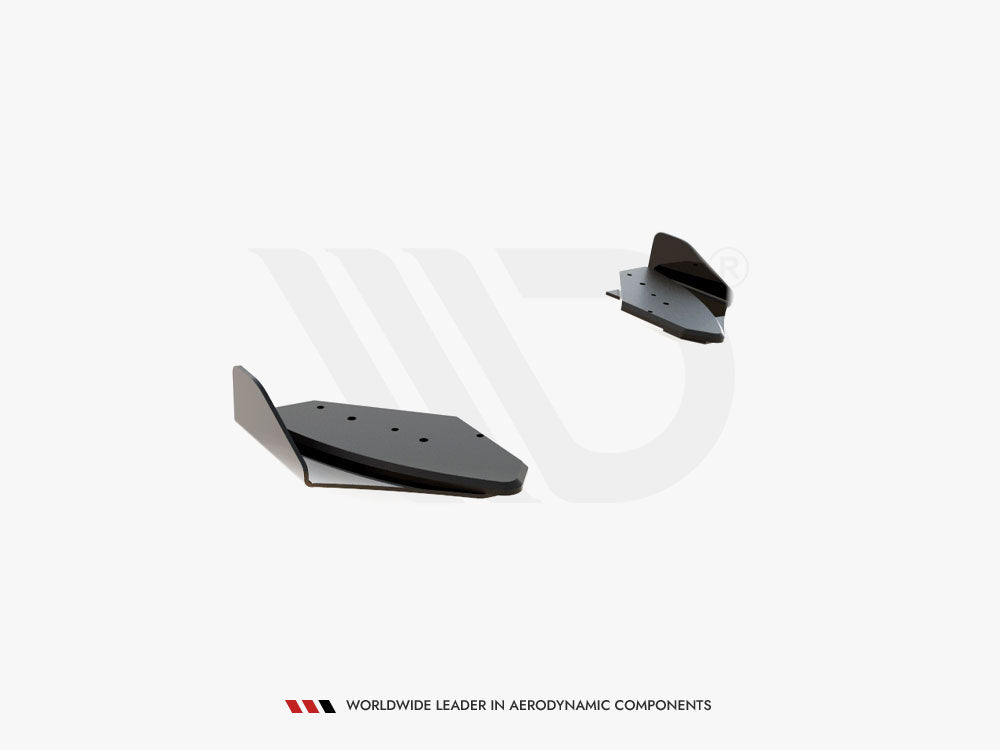 Street PRO Rear Side Splitters + Flaps compatible with VW Golf GTI Mk6