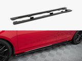 Street PRO Side Skirts Diffusers compatible with VW Golf GTI Mk6
