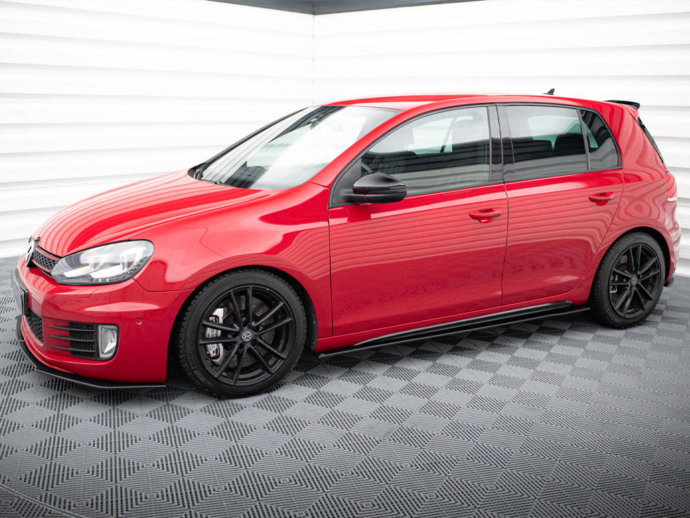 Street PRO Side Skirts Diffusers compatible with VW Golf GTI Mk6