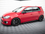 Street PRO Side Skirts Diffusers compatible with VW Golf GTI Mk6