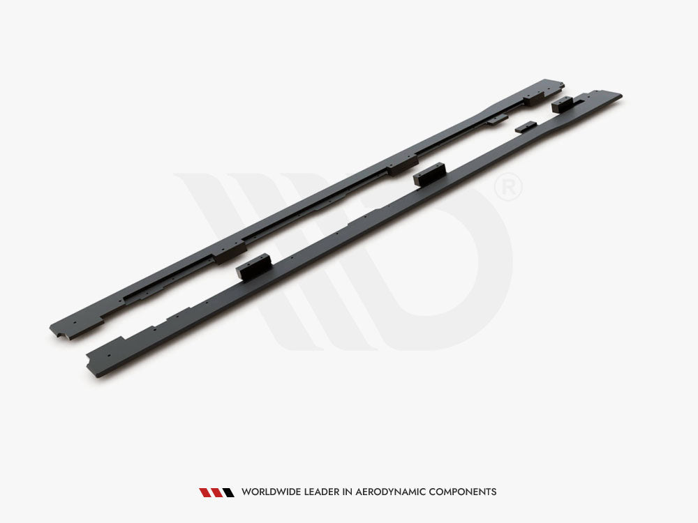 Street PRO Side Skirts Diffusers compatible with VW Golf GTI Mk6