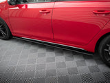 Street PRO Side Skirts Diffusers compatible with VW Golf GTI Mk6