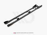 Street PRO Side Skirts Diffusers + Flaps compatible with VW Golf GTI Mk6