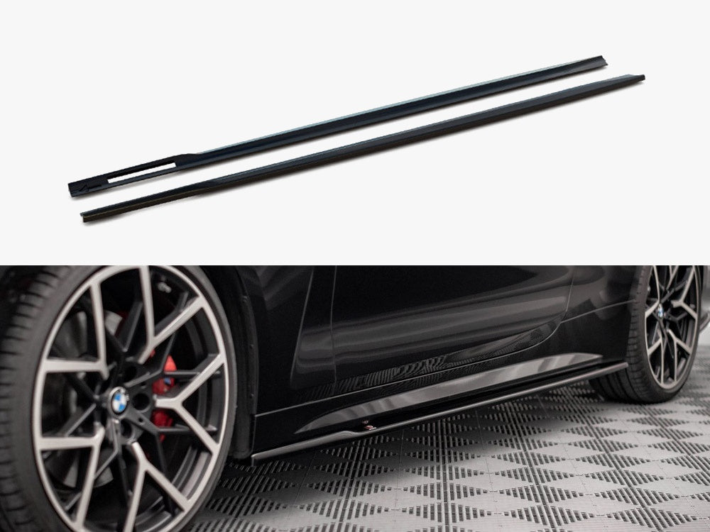 Side Skirts Diffusers V.1 compatible with BMW 4 M-Pack / M440i G22 / G23 / G22 Facelift / G23 Facelift