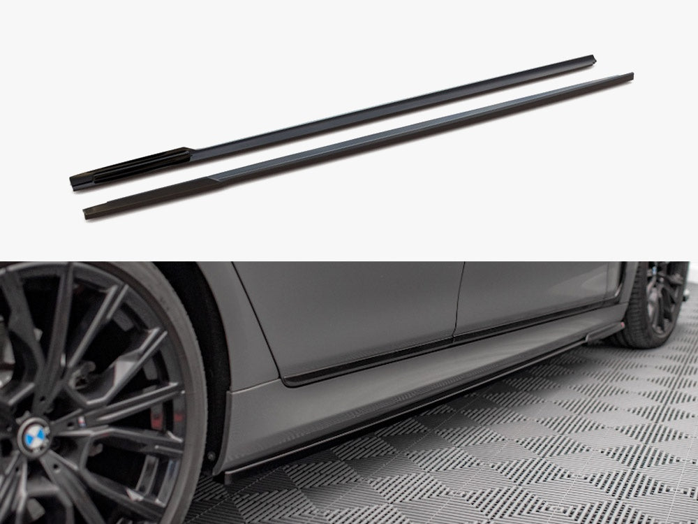 Side Skirts Diffusers V.1 compatible with BMW 7 M-Pack G11
