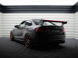 Carbon Spoiler With External Brackets Uprights + LED compatible with BMW M2 F87