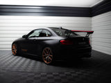 Carbon Spoiler With External Brackets Uprights + LED compatible with BMW M2 F87