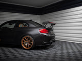 Carbon Spoiler With External Brackets Uprights + LED compatible with BMW M2 F87