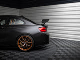 Carbon Spoiler With External Brackets Uprights + LED compatible with BMW M2 F87